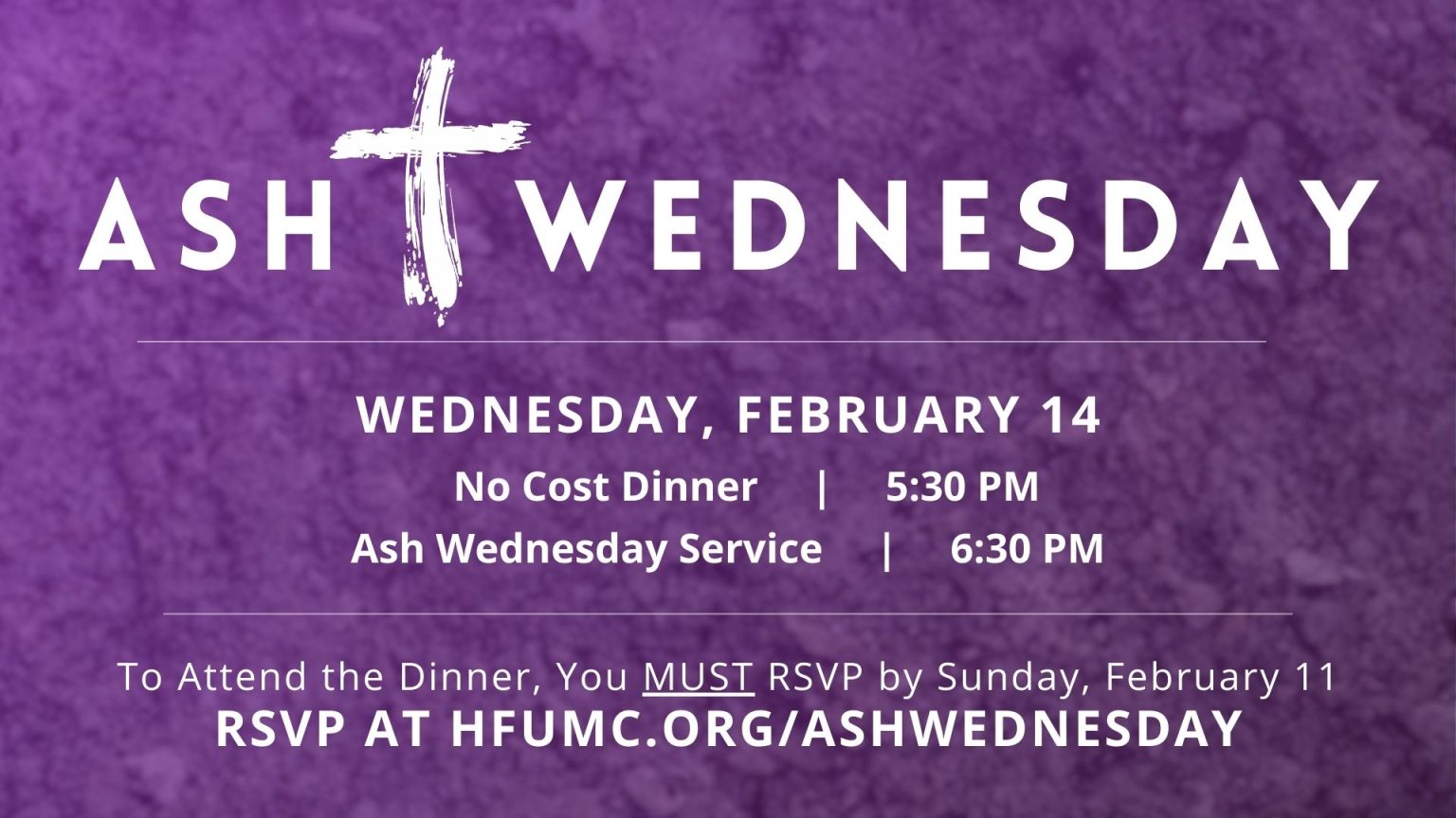 Ash Wednesday, 2024 Hendersonville First United Methodist Church